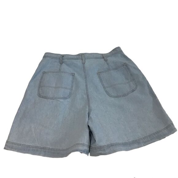 Dockers Vintage High Waisted Denim Shorts Size 12 - Picture 2 of 10